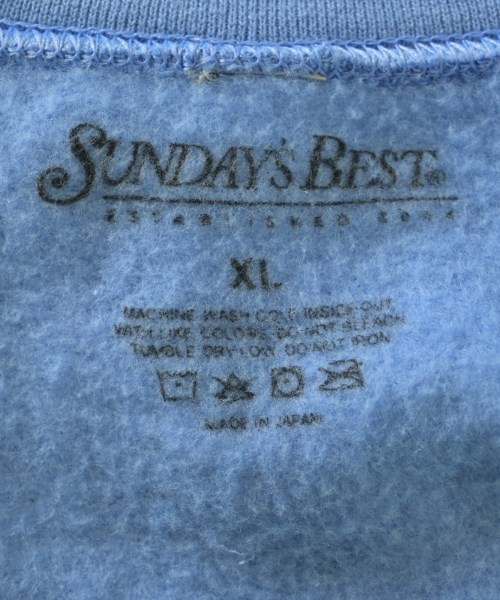 SUNDAYS BEST（サンデイズベスト）スウェット 青 サイズ:XL メンズ/2200614880021