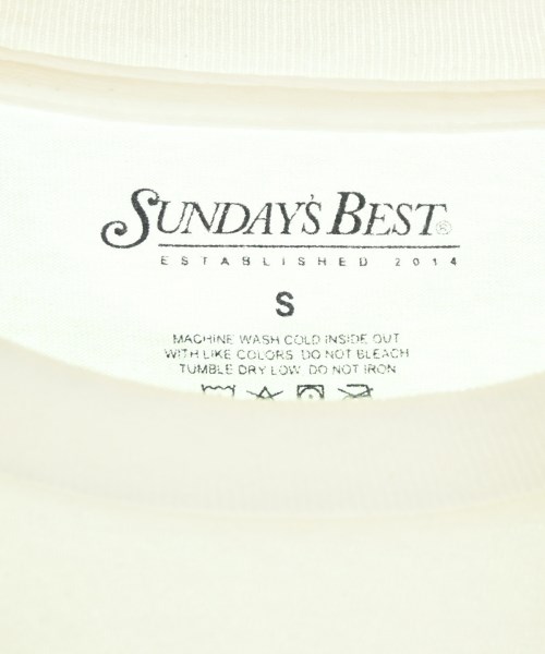SUNDAYS BEST（サンデイズベスト）Tシャツ・カットソー 白 サイズ:S レディース/2200673920034