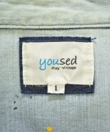 YOUSED（ユーズド）カジュアルシャツ 青 サイズ:1(S位) メンズ/2200713201062