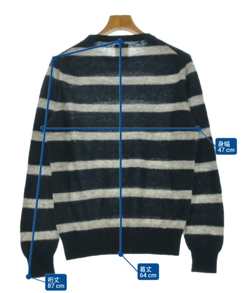 Mc Lauren（マックローレン）ニット・セーター 紺 サイズ:44(M位) メンズ/2200638551051