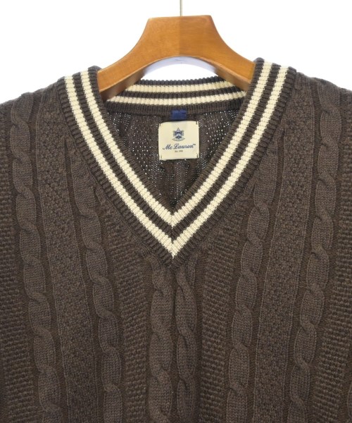 Mc Lauren（マックローレン）ニット・セーター 茶 サイズ:48(L位) メンズ/2200648392033