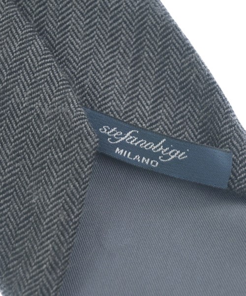 stefanobigi（ビジ）ネクタイ グレー サイズ:- メンズ/2200619588120