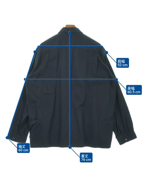 Death to Tennis（デストゥテニス）カジュアルシャツ 紺 サイズ:M メンズ/2200671380120