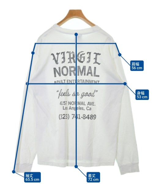VIRGIL NORMAL（バージルノーマル）Tシャツ・カットソー 白 サイズ:L メンズ/2200614416022