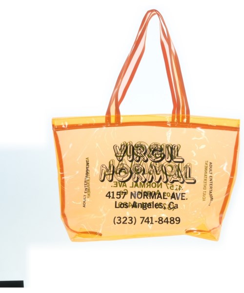 VIRGIL NORMAL（バージルノーマル）トートバッグ オレンジ サイズ:- メンズ/2200701354053