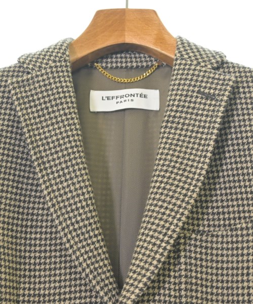 L'EFFRONTEE（エフロンテ）テーラードジャケット ベージュ サイズ:38(M位) レディース/2200668412032