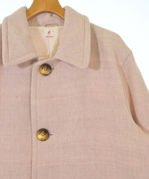 PERIOD FEATURES（ピリオドフィーチャーズ）ステンカラーコート ピンク サイズ:-(XXL位) メンズ/2200645543018