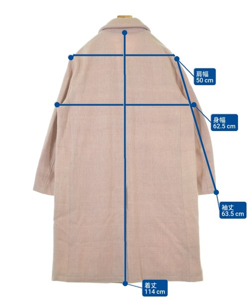 PERIOD FEATURES（ピリオドフィーチャーズ）ステンカラーコート ピンク サイズ:-(XXL位) メンズ/2200645543018