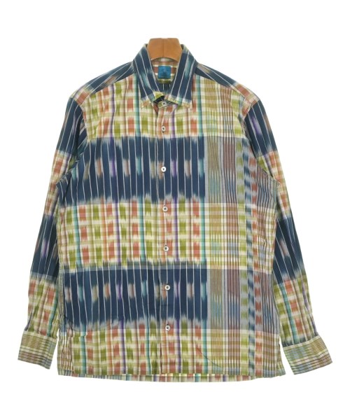 PERIOD FEATURES(ピリオドフィーチャーズ)カジュアルシャツ 紺 サイズ:3(L位)/2200663111022