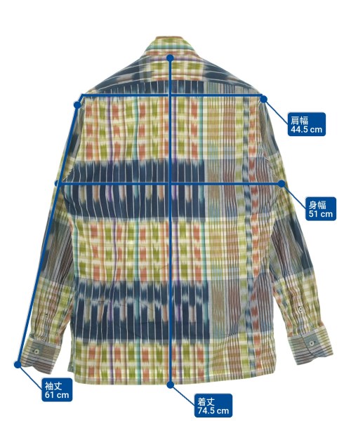 PERIOD FEATURES（ピリオドフィーチャーズ）カジュアルシャツ 紺 サイズ:3(L位) メンズ/2200663111022