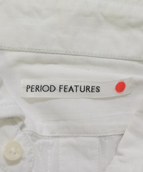 PERIOD FEATURES（ピリオドフィーチャーズ）シャツワンピース 白 サイズ:-(M位) レディース/2200677957050