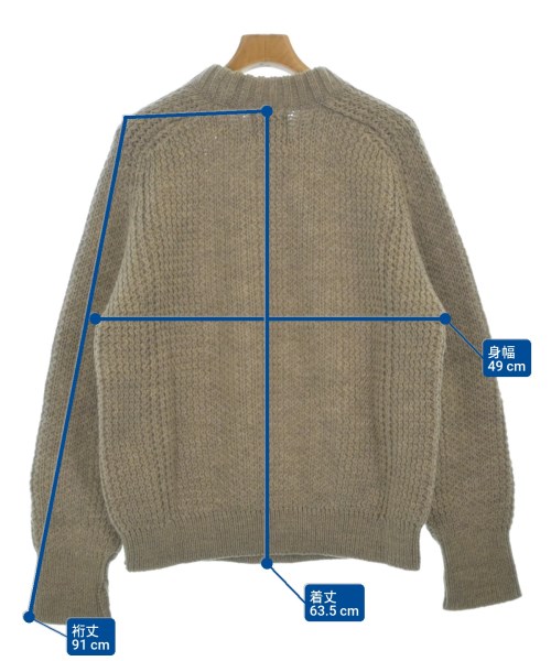 NORTHERN WATTERS KNITWEAR（ノーザンワッターズニットウェア）ニット・セーター 茶 サイズ:42(XS位) メンズ/2200662860105