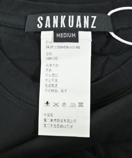 SANKUANZ（サンクアンズ）Tシャツ・カットソー 黒 サイズ:M メンズ/2200640819200