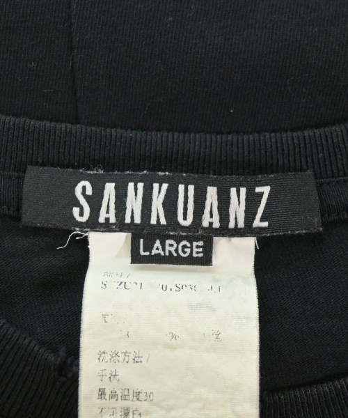 SANKUANZ（サンクアンズ）Tシャツ・カットソー 黒 サイズ:L メンズ/2200617145011
