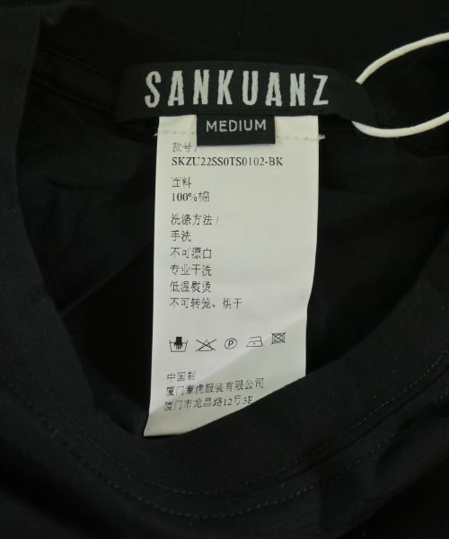 SANKUANZ（サンクアンズ）Tシャツ・カットソー 黒 サイズ:M メンズ/2200654270233