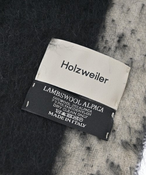 HOLZWEILER（ホルスウィラー）マフラー 黒 サイズ:- レディース/2200711282056