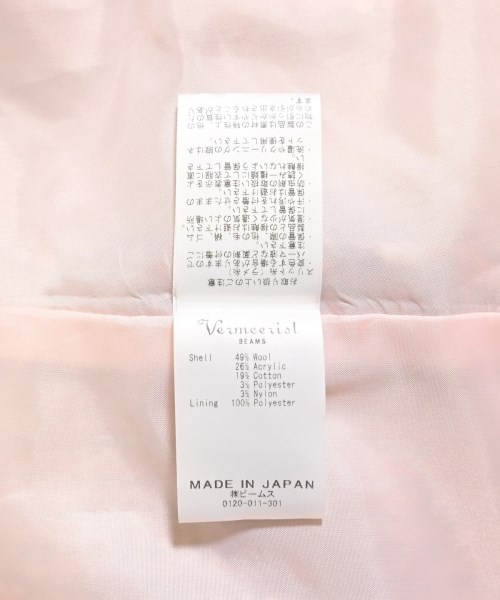 Vermeerist BEAMS（フェルメリスト　ビームス）ジャケット ピンク サイズ:F レディース/2200618604029