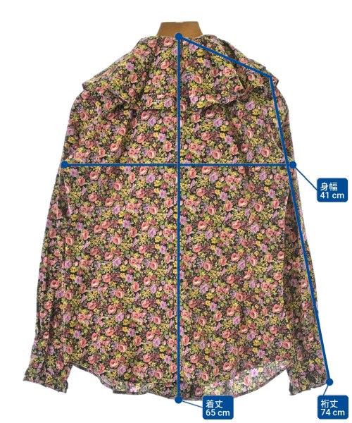 Vermeerist BEAMS（フェルメリスト　ビームス）カジュアルシャツ 黒 サイズ:M レディース/2200618604050