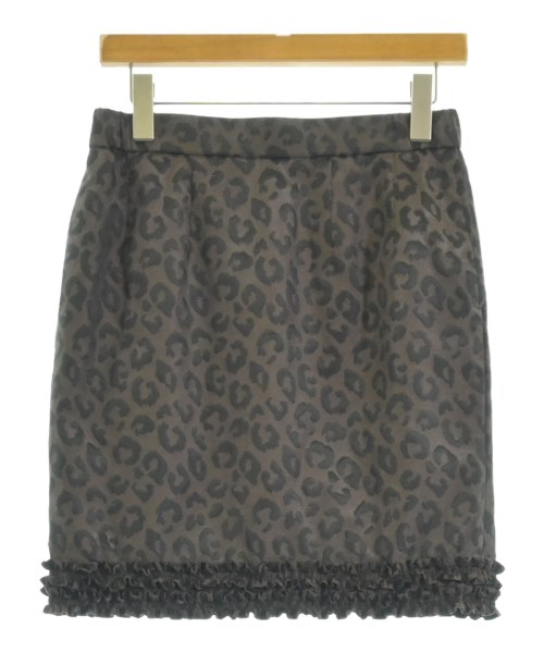 Vermeerist BEAMS(フェルメリスト　ビームス)ひざ丈スカート 茶 サイズ:M/2200674043039