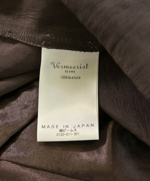 Vermeerist BEAMS（フェルメリスト　ビームス）ブラウス 茶 サイズ:F レディース/2200676948011