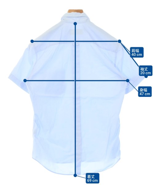 Jimi roos（ジミルース）カジュアルシャツ 青 サイズ:XS メンズ/2200653614113