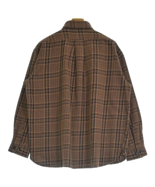 Upscape Audience（アップスケープオーディエンス）カジュアルシャツ 茶 サイズ:M メンズ/2200650480223