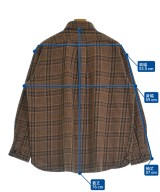 Upscape Audience（アップスケープオーディエンス）カジュアルシャツ 茶 サイズ:M メンズ/2200650480223