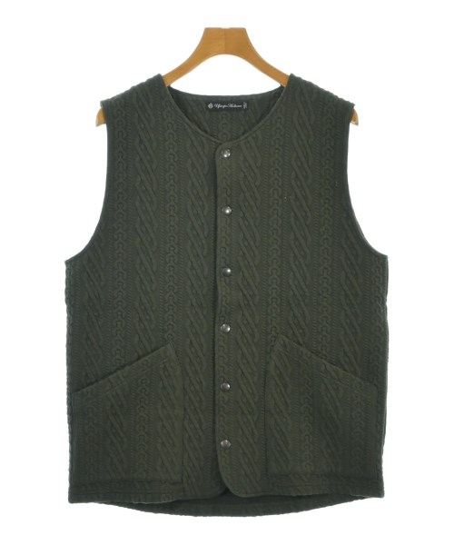 Upscape Audience(アップスケープオーディエンス)ベスト カーキ サイズ:L/2200650480230