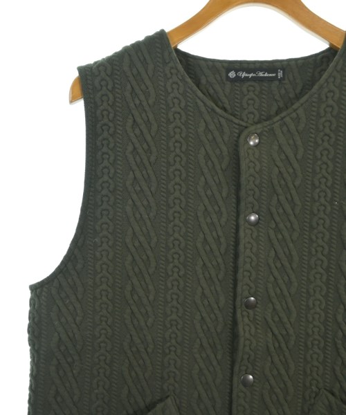 Upscape Audience（アップスケープオーディエンス）ベスト カーキ サイズ:L メンズ/2200650480230