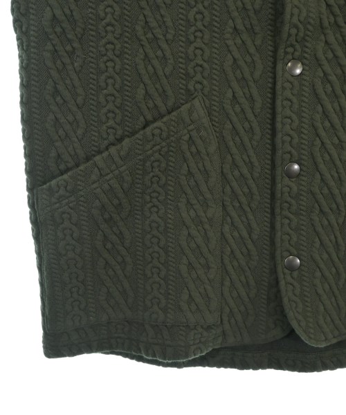 Upscape Audience（アップスケープオーディエンス）ベスト カーキ サイズ:L メンズ/2200650480230