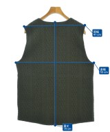 Upscape Audience（アップスケープオーディエンス）ベスト カーキ サイズ:L メンズ/2200650480230