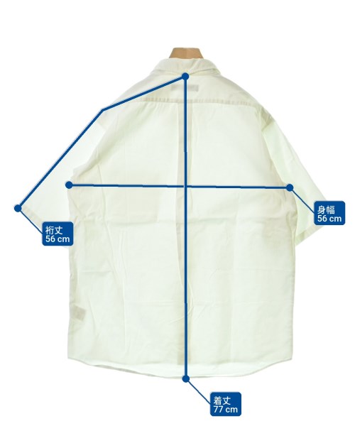 Upscape Audience（アップスケープオーディエンス）カジュアルシャツ 白 サイズ:L メンズ/2200642404022