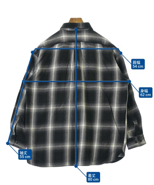 Upscape Audience（アップスケープオーディエンス）カジュアルシャツ 黒 サイズ:M メンズ/2200665219177