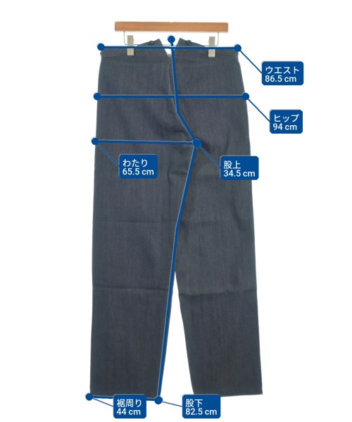 Hackney Union Work House（ハックニーユニオンワークハウス）デニムパンツ 紺 サイズ:32(L位) メンズ/2200692938041