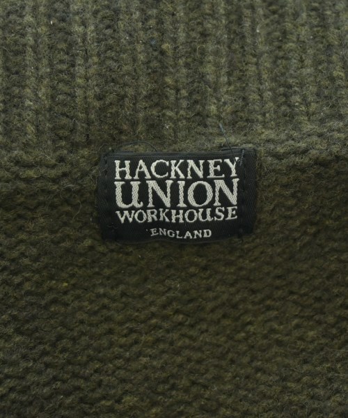 Hackney Union Work House（ハックニーユニオンワークハウス）ニット・セーター カーキ サイズ:L メンズ/2200692938324