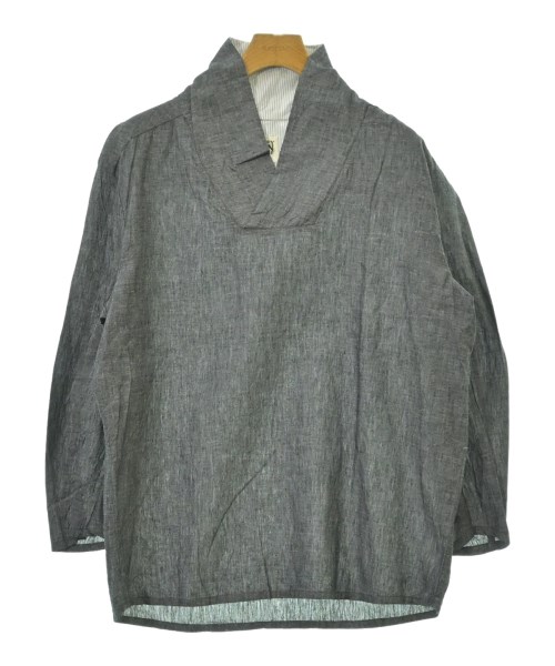 Hackney Union Work House(ハックニーユニオンワークハウス)カジュアルシャツ 紺 サイズ:38(M位)/2200692938461