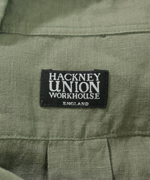 Hackney Union Work House（ハックニーユニオンワークハウス）カジュアルシャツ カーキ サイズ:38(M位) メンズ/2200698376083