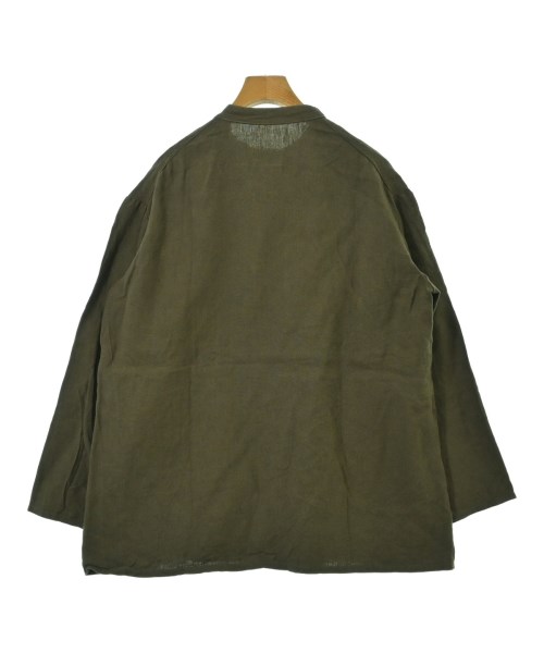 Hackney Union Work House（ハックニーユニオンワークハウス）カジュアルシャツ カーキ サイズ:38(S位) メンズ/2200698376298