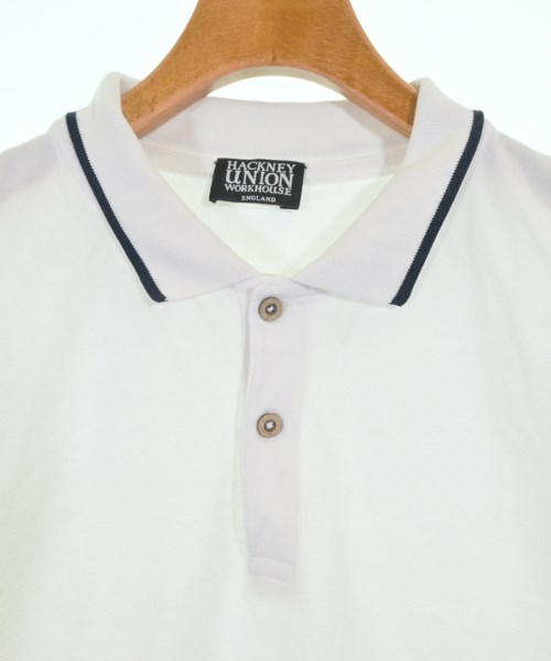 Hackney Union Work House（ハックニーユニオンワークハウス）ポロシャツ 白 サイズ:M メンズ/2200698376359