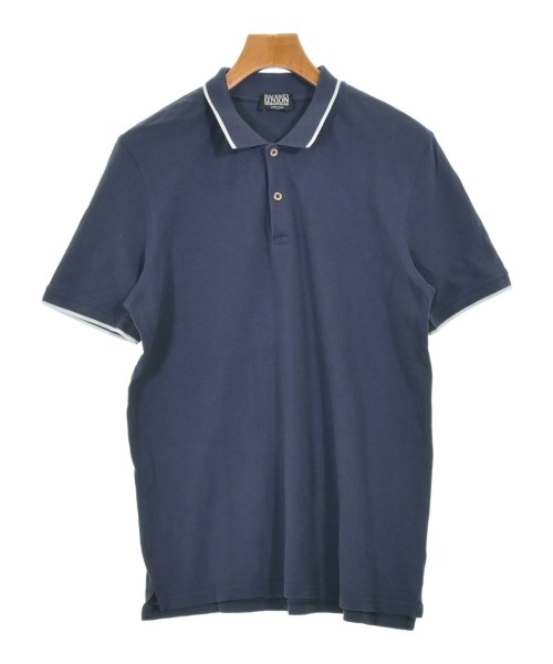 Hackney Union Work House(ハックニーユニオンワークハウス)ポロシャツ 紺 サイズ:M/2200698376366