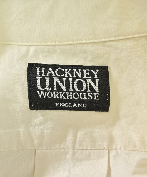 Hackney Union Work House（ハックニーユニオンワークハウス）カジュアルシャツ 白 サイズ:38(S位) メンズ/2200699420099