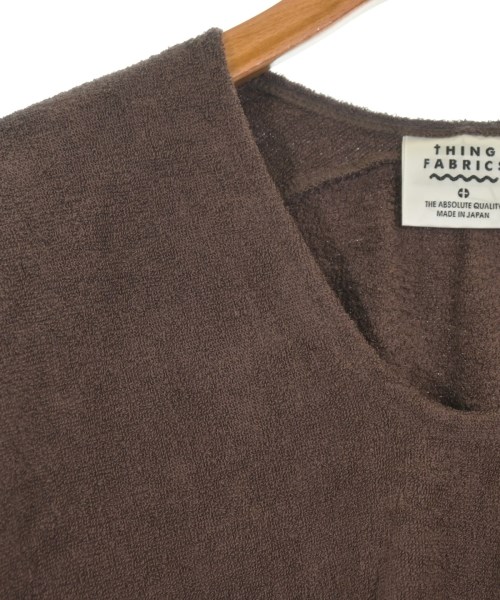 THING FABRICS（シングファブリックス）Tシャツ・カットソー 茶 サイズ:0(XS位) レディース/2200612787285