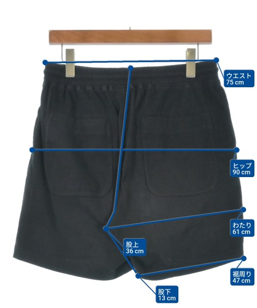 THING FABRICS（シングファブリックス）ショートパンツ 黒 サイズ:1(S位) メンズ/2200611854070