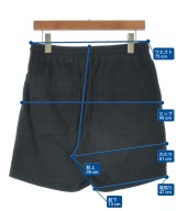 THING FABRICS（シングファブリックス）ショートパンツ 黒 サイズ:1(S位) メンズ/2200611854070