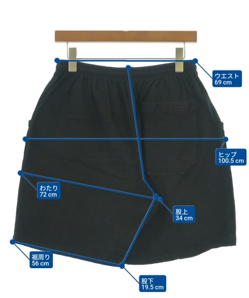 THOUSAND MILE（サウザンドマイル）ショートパンツ 黒 サイズ:M メンズ/2200622070025