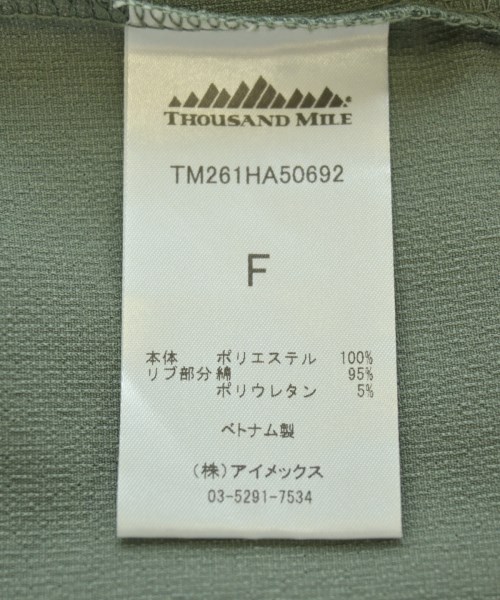 THOUSAND MILE（サウザンドマイル）ワンピース カーキ サイズ:F レディース/2200708929018