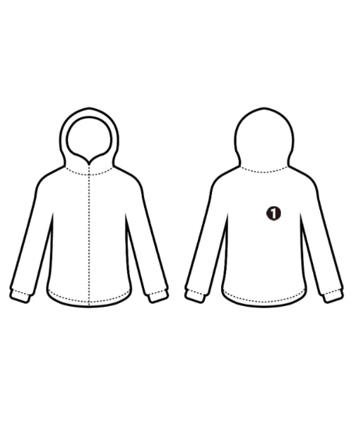 THOUSAND MILE（サウザンドマイル）パーカー 黒 サイズ:M メンズ/2200667410015