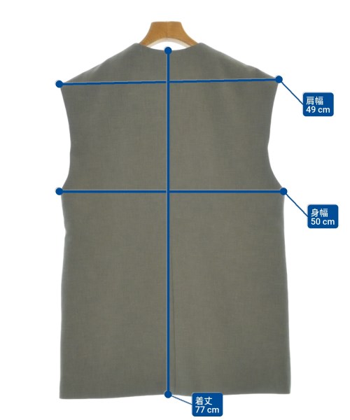 aerre（アエル）ベスト グレー サイズ:38(M位) レディース/2200675440028