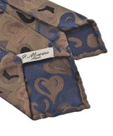 Francesco Marino（フランチェスコマリーノ）ネクタイ 茶 サイズ:- メンズ/2200675297158