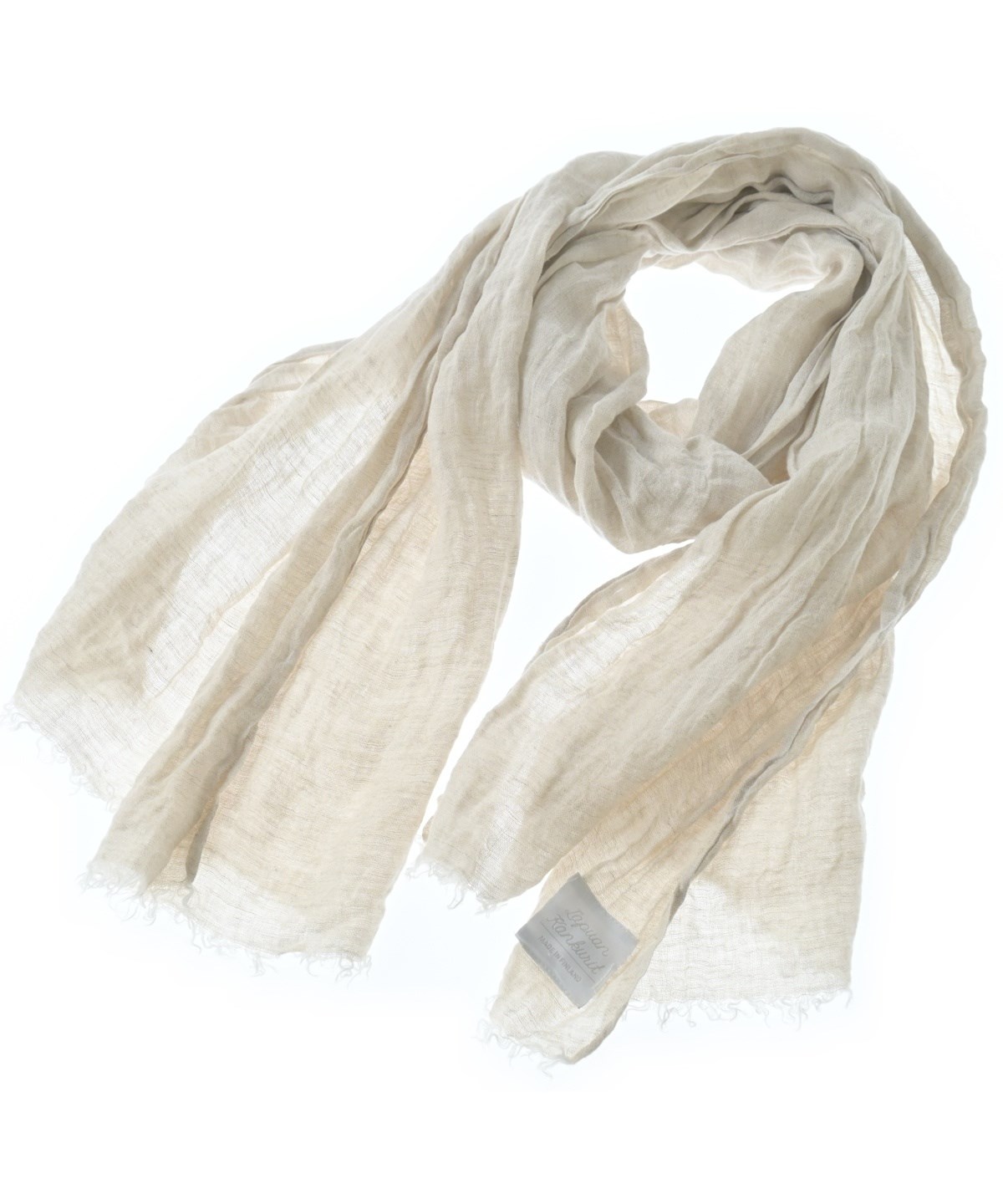 LAPUAN KANKURIT（ラプアンカンクリ）ストール ベージュ サイズ